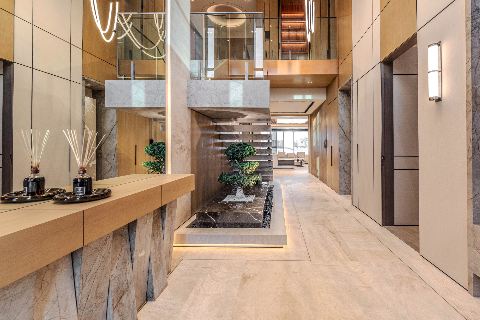 Atrium entry