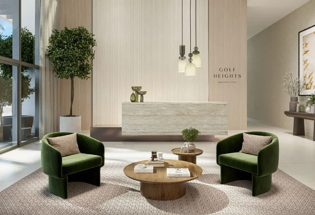 Golf Heights lobby and reception