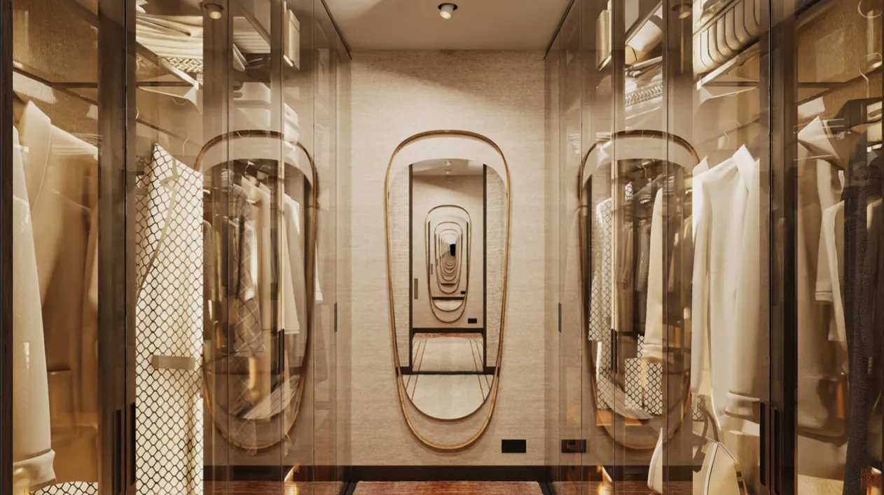 Walk-in wardrobe